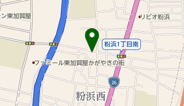 ハラダボクシングジムの地図画像