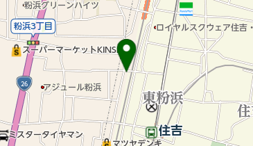 株式会社ジョワイヨ正美堂 粉浜店の地図画像