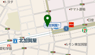土岐理容店の地図画像