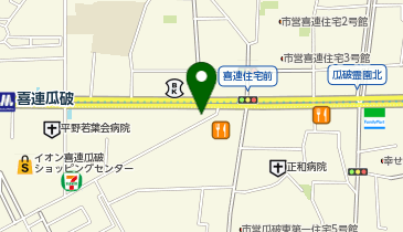 カギの救急車喜連瓜破店の地図画像