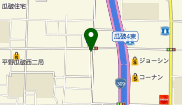 名阪進学ゼミの地図画像