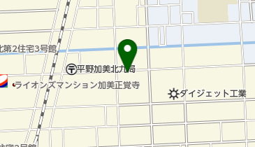 シルバークリーニング店の地図画像