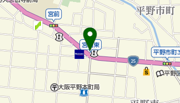クリーニング白洗舎の地図画像