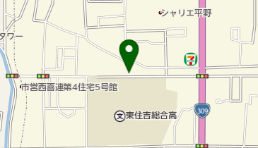 ユナイテッド平野スポーツクラブの地図画像
