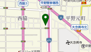 森酒店東店の地図画像