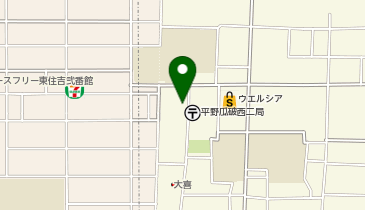 瓜破西地域在宅サービスステーションてんそう苑の地図画像