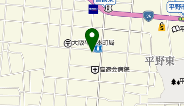 十字星 本店の地図画像