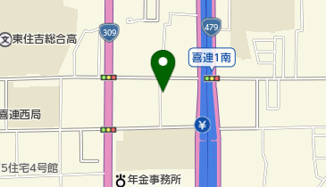 山野愛子どろんこ美容喜連西店の地図画像