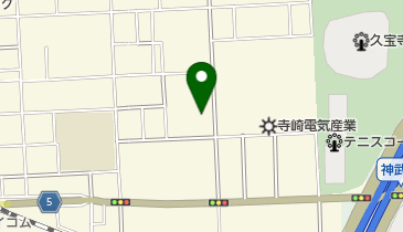 株式会社きんでん中央支店東大阪営業所の地図画像