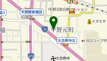 小川電機株式会社 平野営業所の地図画像