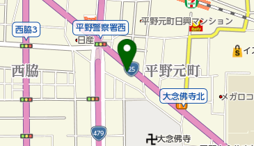 北斗動物病院の地図画像