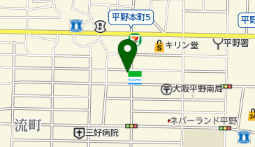 カットガーデンMeiの地図画像