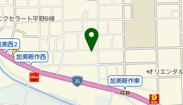サロンドビューティー原宿の地図画像
