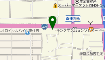 ヘアースタジオ106瓜破店の地図画像