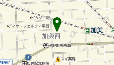 ヘアーズカムリの地図画像