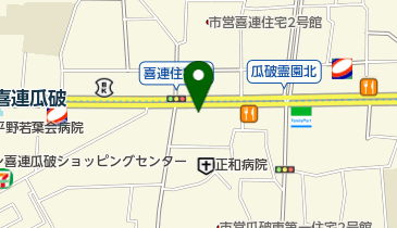ヘアマジック 瓜破店の地図画像