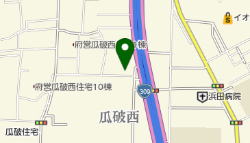 フタバ薬局瓜破店の地図画像