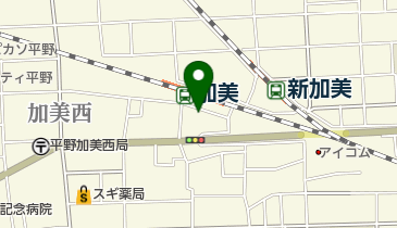 ダイエー理容の地図画像