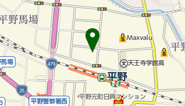 理容ダイエイの地図画像