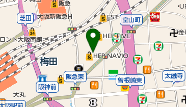 串家 HEPナビオ店の地図画像