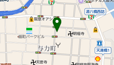 株式会社大阪屋商店の地図画像