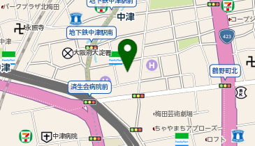 ピアスギャラリーの地図画像