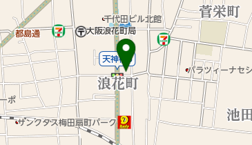 ダンススタジオ105の地図画像