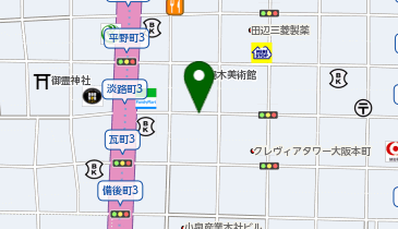 日本メークアップアーチスト学院の地図画像