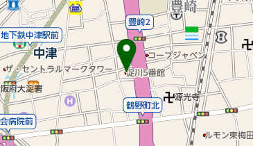 株式会社コルグ大阪営業所の地図画像