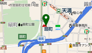 わした大阪天神橋筋店の地図画像