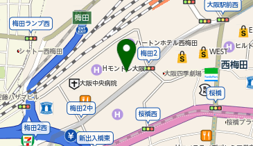 大和ハウス工業株式会社 総務部の地図画像