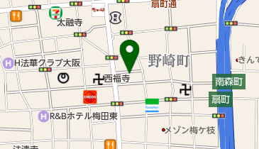 西部ゴム株式会社の地図画像