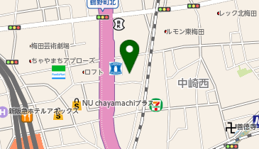 大阪特車株式会社の地図画像