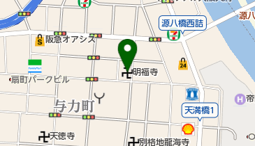 明福寺の地図画像