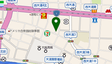 前坂晴天堂の地図画像