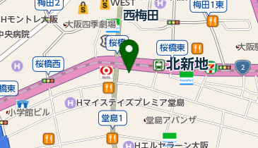 リテラ・クレア証券株式会社 大阪支店の地図画像