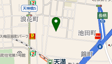 天満市場の地図画像