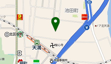 延原倉庫株式会社 天満営業所の地図画像