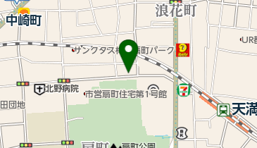 岸本鍼灸院の地図画像