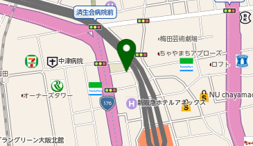 ヘアーサロンナナナパレナの地図画像