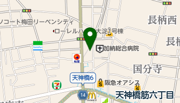 医療法人北大阪クリニックの地図画像