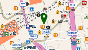 キャトルレーヴ梅田の地図画像