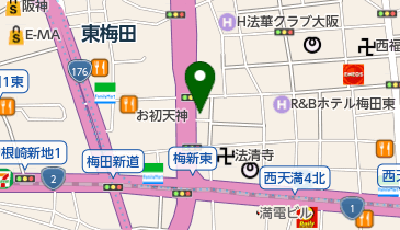 大阪府保険代理業協同組合の地図画像