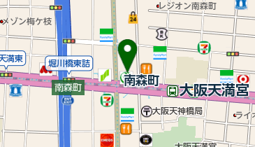 株式会社FM802の地図画像
