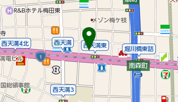 細田貿易株式会社の地図画像