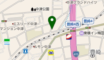 ヘアーサロンフレンドの地図画像