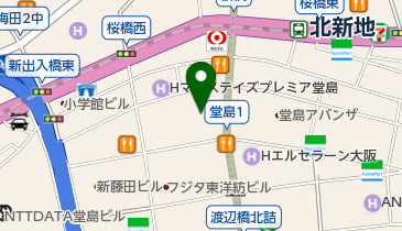 ヘアサロン大野 堂島iki店の地図画像