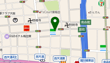 ピザハット 梅田店の地図画像