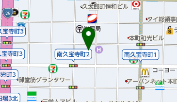 ワタナベ工業株式会社大阪営業所の地図画像