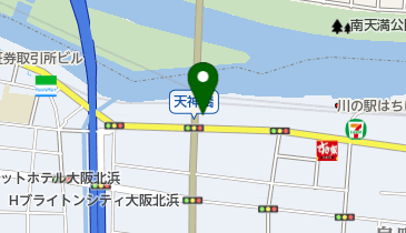 ハンコ印刷スピード卸売センター北浜店の地図画像